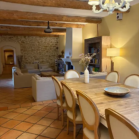 Villa Mas En Pierre Avec Piscines Intérieure&extérieure