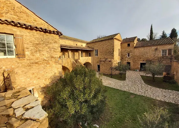 Villa Mas En Pierre Avec Piscines Intérieure&extérieure
